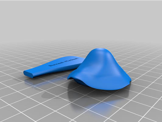 mushroom bookmark by bunneahmunkeah pieces 3d print model - Mito3D