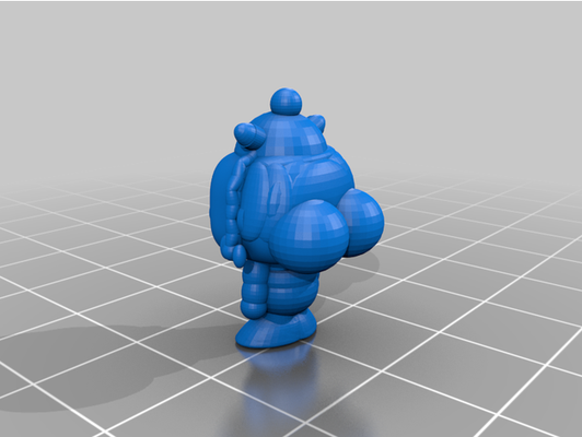 obelix bitty pop by dikiş fanı astrix funko 3d print model - Mito3D