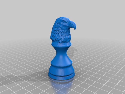 schach adler by kazo65 varianten fee 3d print model - Mito3D