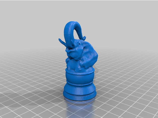 schach elefant by kazo65 varianten fee 3D print model - Mito3D