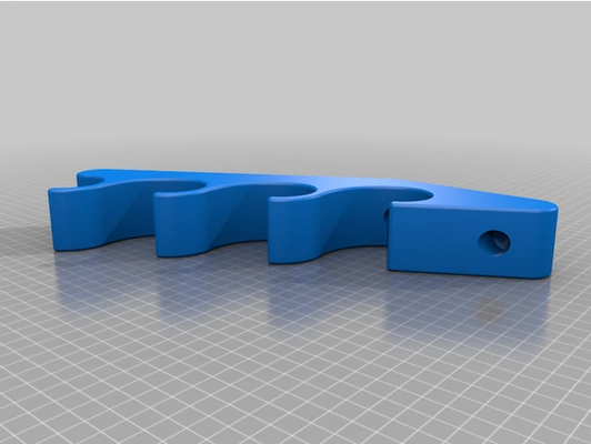 hula hoop wall mount by raaico 3d print model - Mito3D