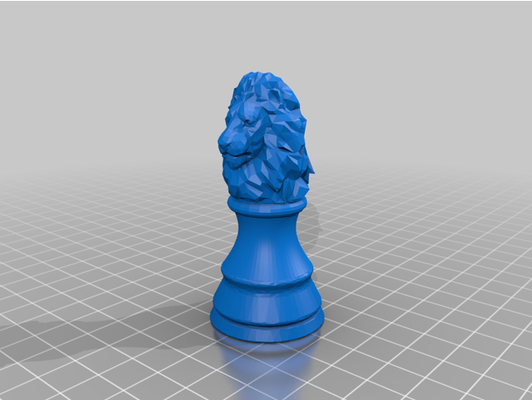 schach löwe by kazo65 varianten fee 3d print model - Mito3D