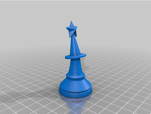 schach zauberin by kazo65 varianten fee 3d print model - Mito3D