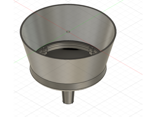 embudo filtrar malla by dimonick 3d print model - Mito3D