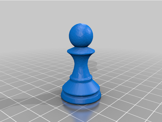 schach pfand by kazo65 stück 3d print model - Mito3D