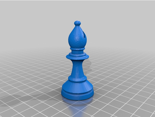 schach bischof by kazo65 stück 3d print model - Mito3D