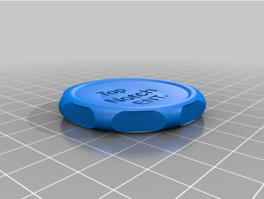 prueba moneda by creek23 personalizado 3d print model - Mito3D