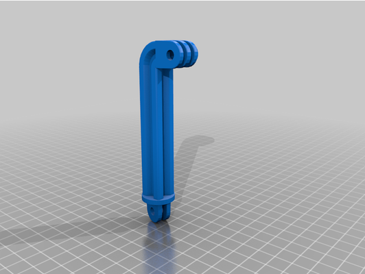 gopro 90degree 15twist 100mm by joanpadilla özelleştirilmiş 3d print model - Mito3D