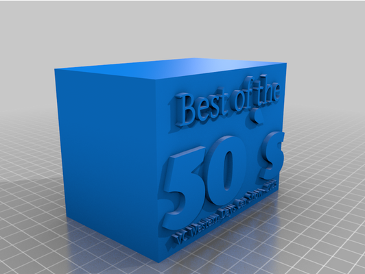 50s trophäe base by vbibliothek angepasst 3d print model - Mito3D