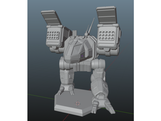 catapulta battlemech by cara inquieto battletech miniatura jogos guerra 3d print model - Mito3D