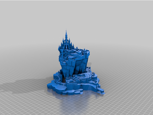 hyrule castello lacrime of regno versione by revali93 respiro selvaggio zelda 3d print model - Mito3D