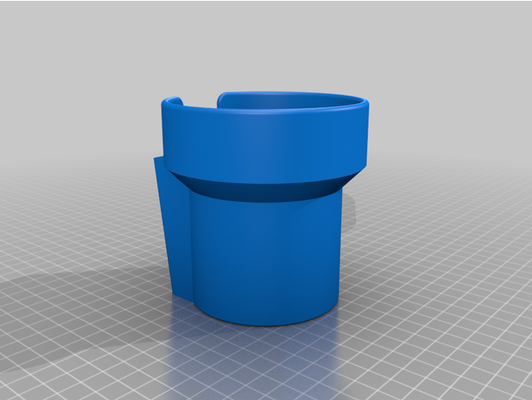 subaru cupholder divider adapter by entropy4u forester 3d print model - Mito3D