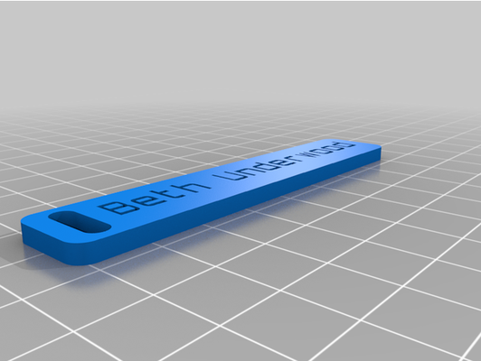 my personalizzato personalizzatore versione of bagaglio etichetta by mcnole 3d print model - Mito3D