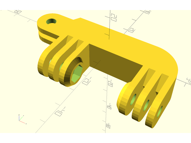 modular mounting system arm library customizer by bratoff camera clamp gopro iphonemount phone 3D print model - Mito3D