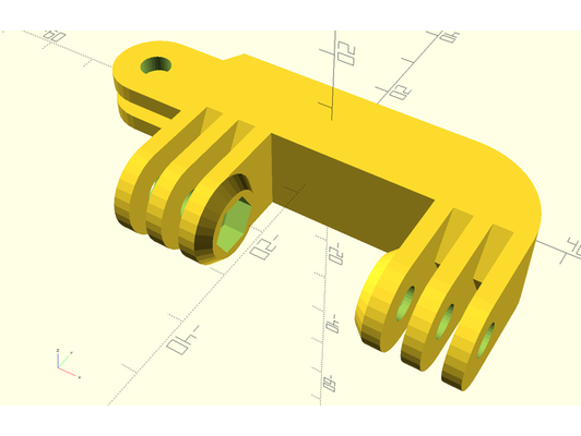 modulaire montage système bras bibliothèque personnalisateur by bratoff caméra serrer go pro iphonemount téléphone 3d print model - Mito3D