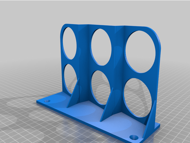 6x 52mm spur pod teller by jeffsie automobil messgeräte trimmen 3D print model - Mito3D