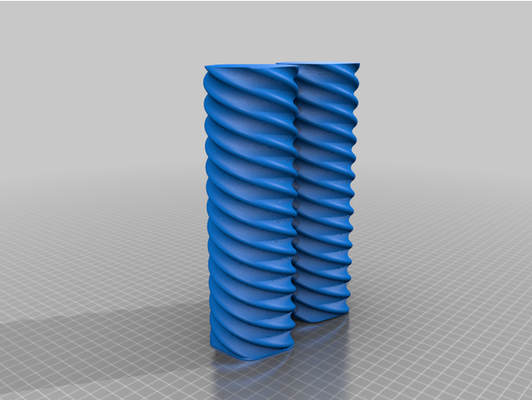 my angepasst befriedigend twist container by bluejays26 3d print model - Mito3D