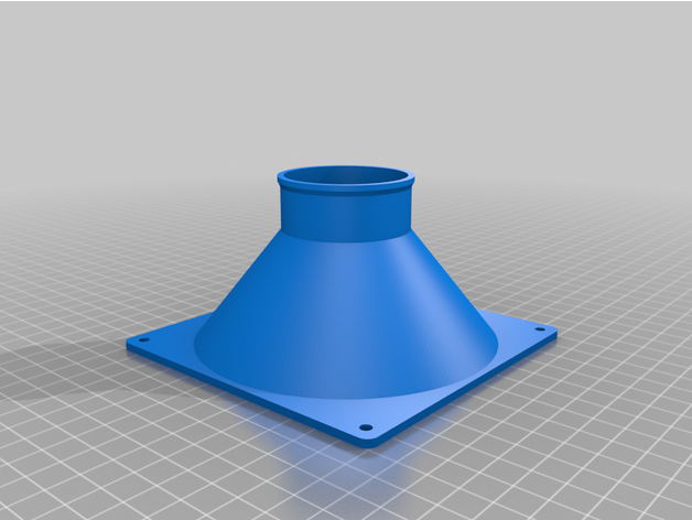 my customized duct pipe adaptor small printbeds by gatenkaas 3D print model - Mito3D