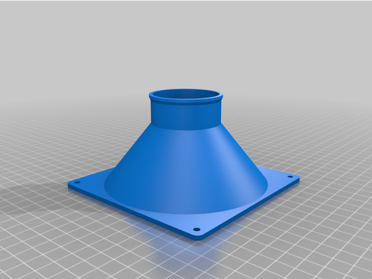 my customized duct pipe adaptor small printbeds by gatenkaas 3d print model - Mito3D