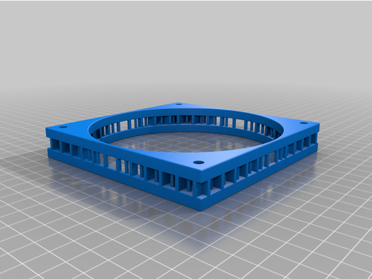 120mm ventilador iniciado by kepler 45 3d print model - Mito3D