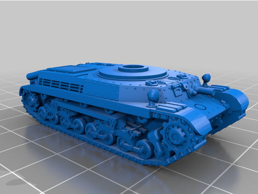 turan iii by ramzay1945 ungheria serbatoio ww2 durante seconda guerra mondiale 3d print model - Mito3D