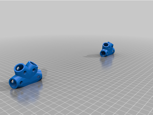 my customized geodesic dome connectors by awarf 3d print model - Mito3D