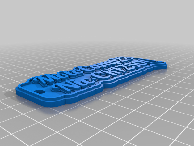 nic's keychain by exportagreenmuerte personalizado 3D print model - Mito3D