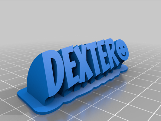 dexter by sam creats customized 3d print model - Mito3D