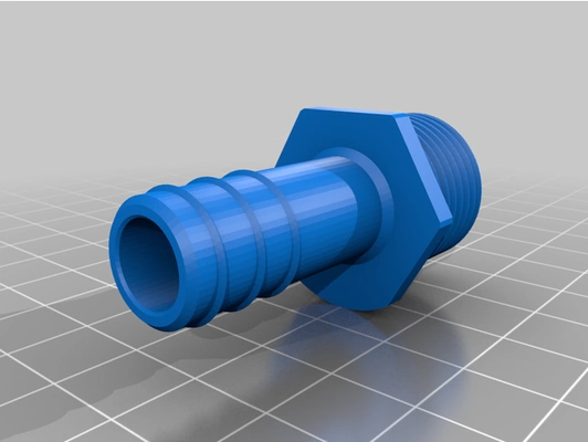 g 1 2 x 12 mm manguera conector by arjang hidroponia 3d print model - Mito3D