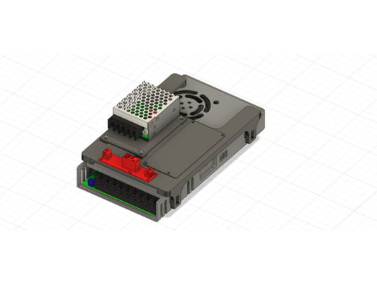 beşli kazmak dörtlü rs 15 5 röle lrs 350 psu binmek by wetzel402 dirsek noel ışıklar meanwell wled xlights 3d print model - Mito3D