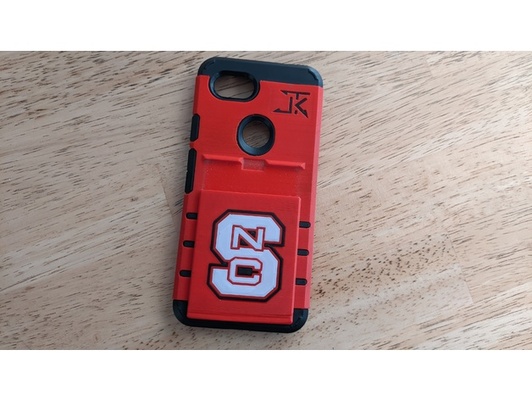 google pixel 3a caso funda nc ncsu or blanco opciones by jtkingeniería 3d print model - Mito3D