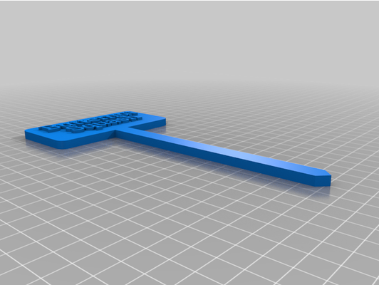 b squash bitki işaret v2 roboto slab longer by yüce sora özelleştirilmiş 3d print model - Mito3D