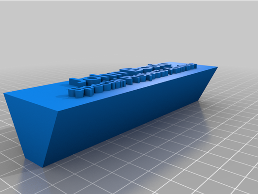 my customized nameplate by wil19044 3d print model - Mito3D