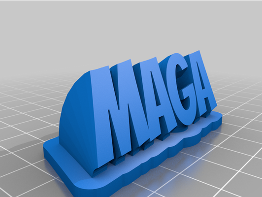 maga baby by pnoonan customized 3d print model - Mito3D