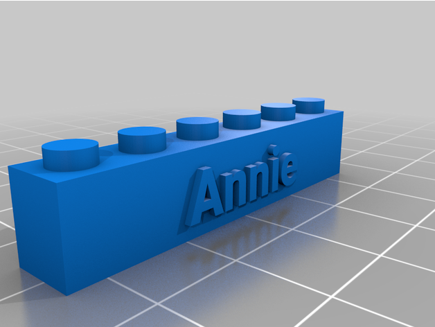 my personalizado lego compatible annie by sem656 3D print model - Mito3D