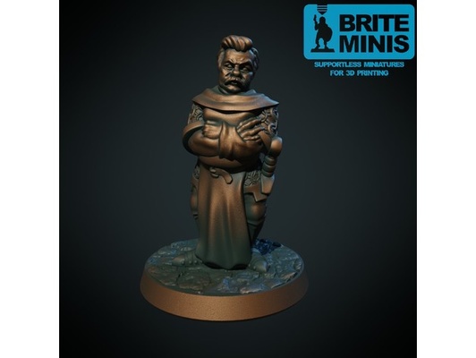 ron von schwansohn indefenso fdm amistoso by británico dnd fantasía medieval renacimiento vieja escuela osr swanson rpg 3d print model - Mito3D