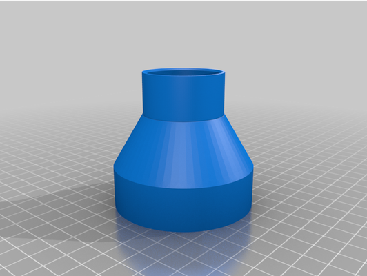 vac adapter to dewalt tabelle by restewart141068 3d print model - Mito3D