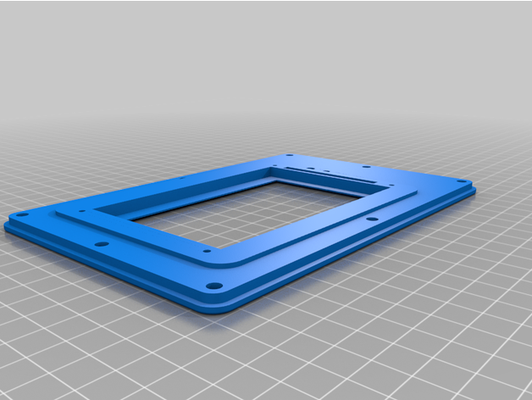 paneldue 4 3 schermo montare by estrudere lcd astuccio guaina 3d print model - Mito3D