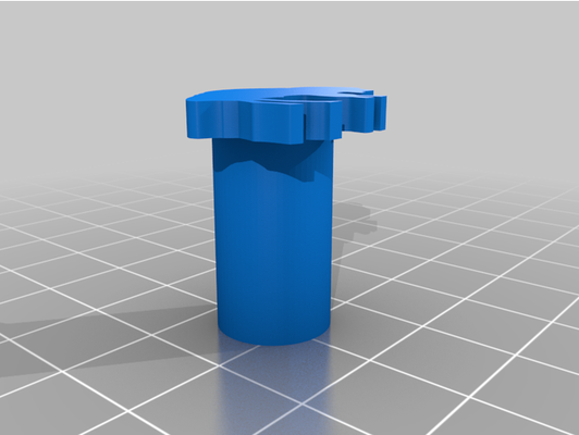 standing buffalo valve stems by caz6870 bills 3d print model - Mito3D