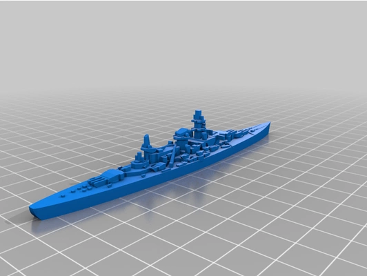 d scharnhorst class acorazado by fboes escuela politécnica naval miniatura mesa victoria at mar guerra mundo 2 3d print model - Mito3D