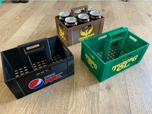 bira kutu 6 pack by jeskr sahibi kutular pepsi max tuborg 3d print model - Mito3D