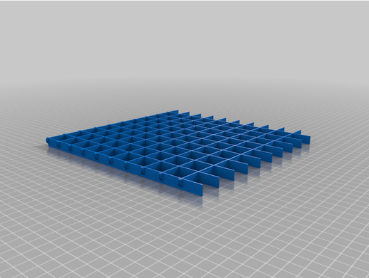 my angepasst anpassbar led matrix diffusor gitter by abonnieren 3d print model - Mito3D