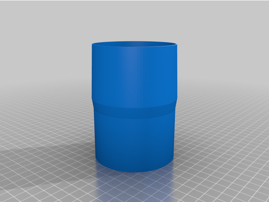 my angepasst parametrisch schlauch or rohr adapter by alexba1 3d print model - Mito3D