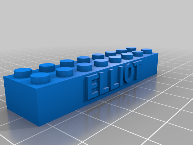 benutzerdefiniert lego elliot by lindsayjcallaway angepasst 3D print model - Mito3D