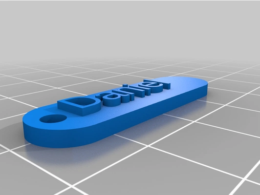 my personalizado chaveiro openscad by angmol111 3d print model - Mito3D