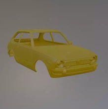 '76 Honda civique 3d impression modèle trio 3d print model - Mito3D