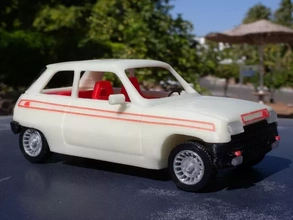 '80 rally car 3d printing model - threeding assemblable 3d print model - Mito3D