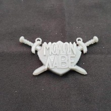 'molon labe' pendant fashion 3D printing model, file, printable design, 3d print, Spartan,300,history,pendant,jewelry,jewellery,war 3d print model - Mito3D