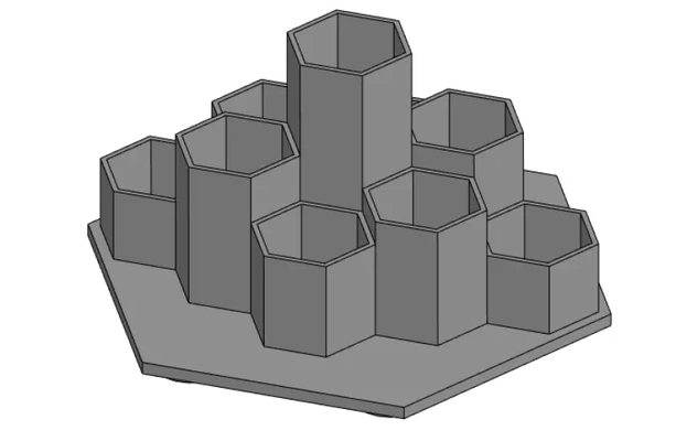 1 3d printing model - threeding tags organizer 3 stl 3dprintedvillains 3d print model - Mito3D