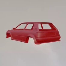 1989 toyota corola gt personalizado 3d impresión modelo trío vehículo 3d print model - Mito3D